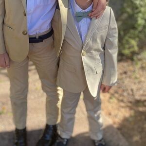 COPY - crewcuts boys Thompson Tan Suit 4-5